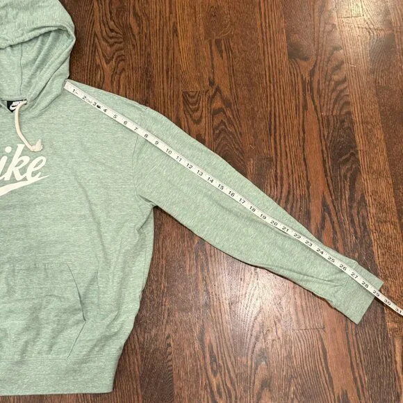 Nike Women's Green Lightweight Pullover Hoodie Sweatshirt XL - Picture 7 of 8